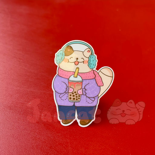 Waterproof Sticker - Bubble Tea Time